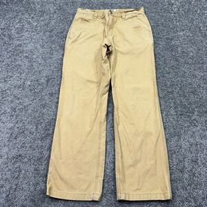 Mountain Khakis Pants Mens 34x32 Tan Straight Leg Canvas Workwear Outdoor Hiking